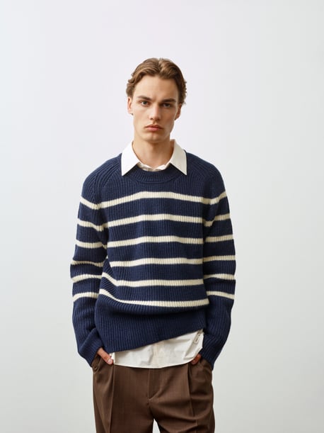 Blaatrøie No. 3 Striped